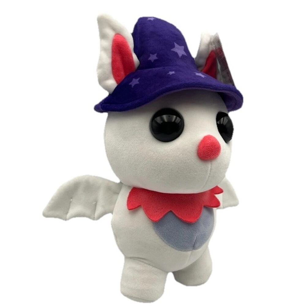 Roblox Adopt Me! Pets Albino Bat Plush Toy 2024 Halloween NEW - With Code